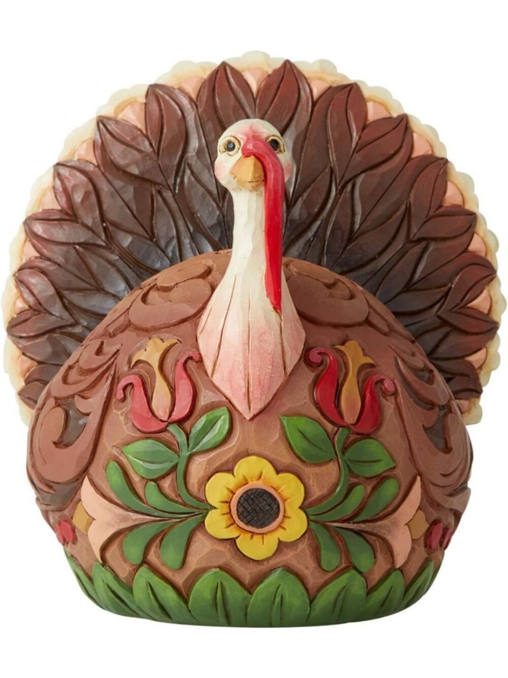 Harvest Turkey Feast Figurine - 6.1 Inch Multicolor Home Decor Collectible